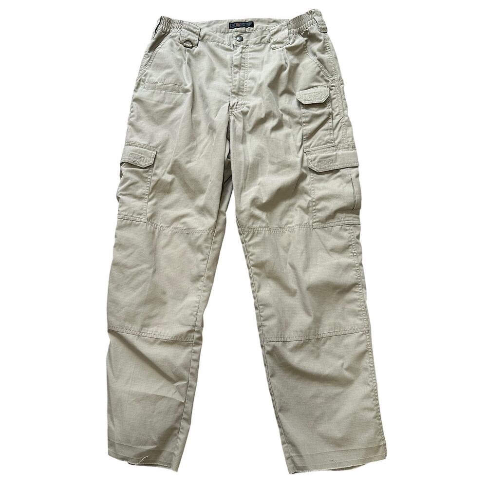 5.11 Tactical Taclite Pro Cargo Pants Men's 34x32 TDU Khaki Ripstop Utility